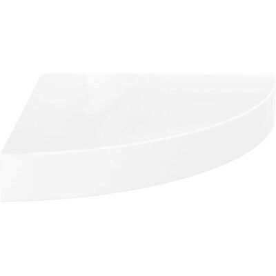 vidaXL Hoekplank Wit - MDF Hoekplank 25x25x3.8cm vidaXL Hoekplank Wit - MDF Hoekplank 25x25x3.8cm