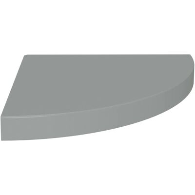 vidaXL Grijze Hoekplank 35x35x3,8 cm MDF - Wandplank vidaXL Grijze Hoekplank 35x35x3,8 cm MDF - Wandplank