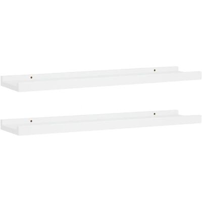 Étageres MDF blanches vidaXL - Fixation murale Étageres MDF blanches vidaXL - Fixation murale