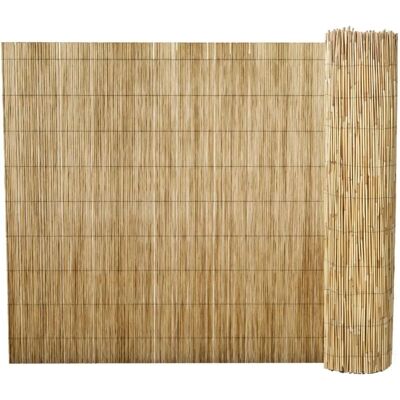 vidaXL Bambusowy płot ogrodowy 100x1000 cm Brązowy vidaXL Bambusowy płot ogrodowy 100x1000 cm Brązowy