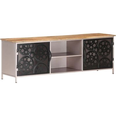 vidaXL 120x30x40 cm Grobes Mango-Holz TV-Schrank vidaXL 120x30x40 cm Grobes Mango-Holz TV-Schrank