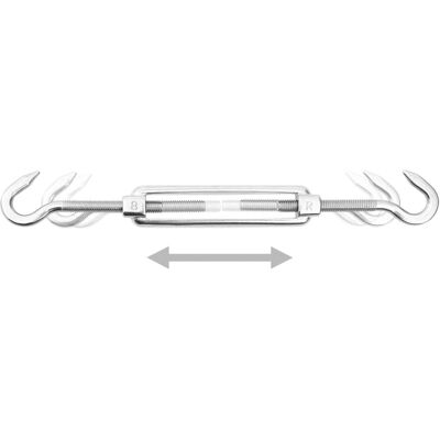 VidaXL 12-teiliges Sonnensegel-Zubehörset Edelstahl VidaXL 12-teiliges Sonnensegel-Zubehörset Edelstahl