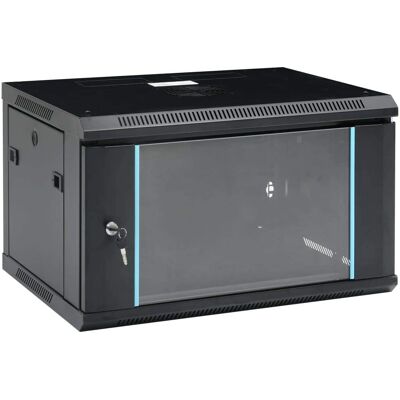 vidaXL 6U Szafka sieciowa na ścianę - 19" IP20 vidaXL 6U Szafka sieciowa na ścianę - 19" IP20