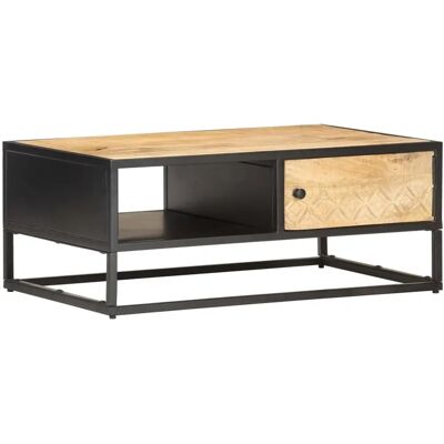 vidaXL Couchtisch mit geschnitzter Tür - 320946 - Couchtisch vidaXL Couchtisch mit geschnitzter Tür - 320946 - Couchtisch
