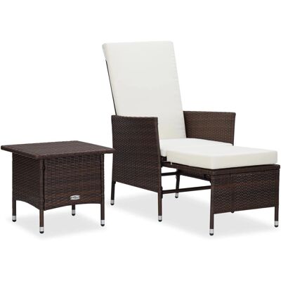 VidaXL Gartenset - Moderner Lounge-Set mit Kissen VidaXL Gartenset - Moderner Lounge-Set mit Kissen