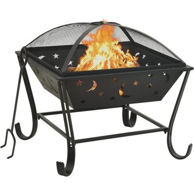 vidaXL Feuerschale 62 cm Stahl - Gartenheizung vidaXL Feuerschale 62 cm Stahl - Gartenheizung