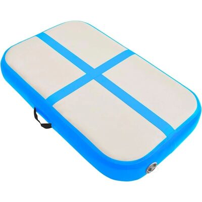 vidaXL Oppustelig gymnastikmåtte med pumpe - 60x100x20 cm, Blå vidaXL Oppustelig gymnastikmåtte med pumpe - 60x100x20 cm, Blå