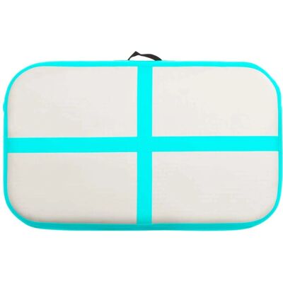 vidaXL Aufblasbare Gymnastikmatte mit Pumpe PVC Grün - Gymnastikmatte vidaXL Aufblasbare Gymnastikmatte mit Pumpe PVC Grün - Gymnastikmatte