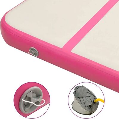 vidaXL Aufblasbare Gymnastikmatte mit Pumpe - 700x100x20 cm - Pink - Gymnastikmatte vidaXL Aufblasbare Gymnastikmatte mit Pumpe - 700x100x20 cm - Pink - Gymnastikmatte