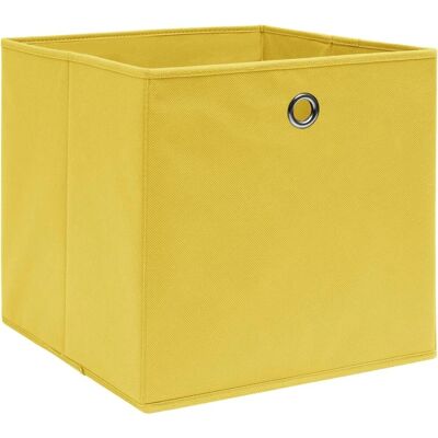 vidaXL Gelbe Aufbewahrungsboxen 4 pcs - Aufbewahrungsboxen vidaXL Gelbe Aufbewahrungsboxen 4 pcs - Aufbewahrungsboxen