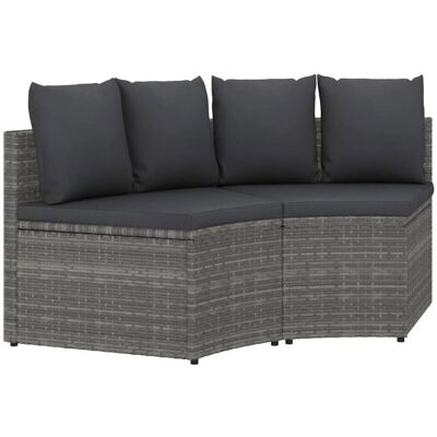 vidaXL 2-teiliger Gartensofasatz - Wetterfestes Rattan vidaXL 2-teiliger Gartensofasatz - Wetterfestes Rattan
