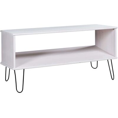 vidaXL Kiefernholz Couchtisch - Skandinavisches Design - 91cm vidaXL Kiefernholz Couchtisch - Skandinavisches Design - 91cm