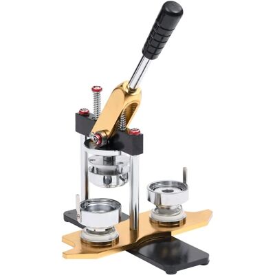 vidaXL Abzeichenmaschine mit 44 mm Knöpfen vidaXL Abzeichenmaschine mit 44 mm Knöpfen
