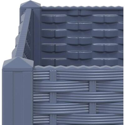 vidaXL Hochbeet 40x40x23 cm Polypropylen Gartentopf Blumentopf vidaXL Hochbeet 40x40x23 cm Polypropylen Gartentopf Blumentopf