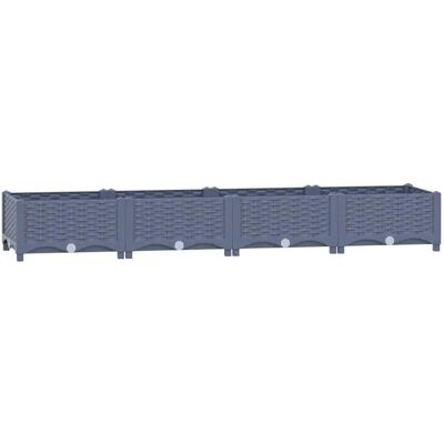 vidaXL Hochbeet 160x40x23 cm Polypropylen Gartentopf - Hochbeet vidaXL Hochbeet 160x40x23 cm Polypropylen Gartentopf - Hochbeet