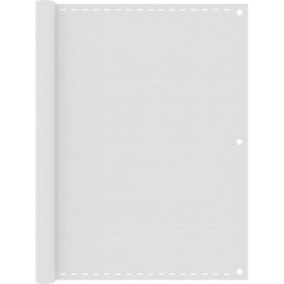 vidaXL Balkon Sichtschutz Weiß 120x600 cm UV-beständig Schimmelresistent - Balkon Sichtschutz vidaXL Balkon Sichtschutz Weiß 120x600 cm UV-beständig Schimmelresistent - Balkon Sichtschutz
