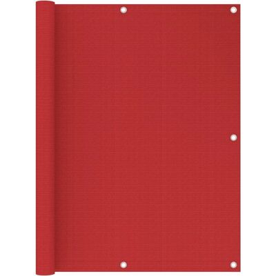 vidaXL Balcony Privacy Screen Red - 120x400 cm vidaXL Balcony Privacy Screen Red - 120x400 cm