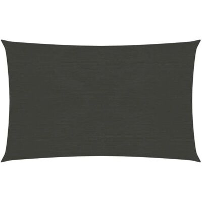 vidaXL Zonnescherm Zeil 160 g/m² Antraciet HDPE Buiten Tuin Zwembad Balkon vidaXL Zonnescherm Zeil 160 g/m² Antraciet HDPE Buiten Tuin Zwembad Balkon