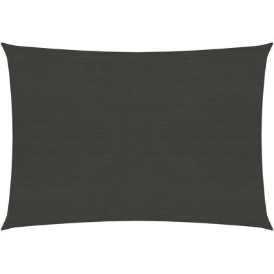 vidaXL Voile d'ombre 3,5x4,5 m Anthracite Protection UV - Publicité vidaXL Voile d'ombre 3,5x4,5 m Anthracite Protection UV - Publicité