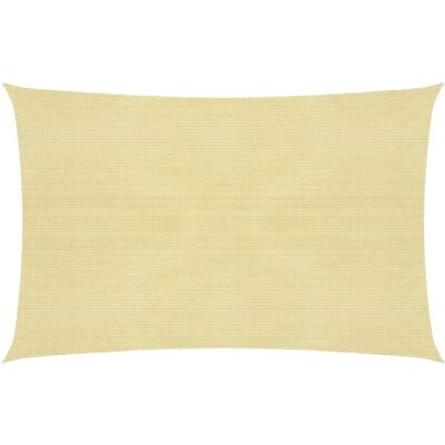 vidaXL Beige Zonnescherm Zeil 2,5x4 m UV-bescherming Duurzaam voor buiten vidaXL Beige Zonnescherm Zeil 2,5x4 m UV-bescherming Duurzaam voor buiten
