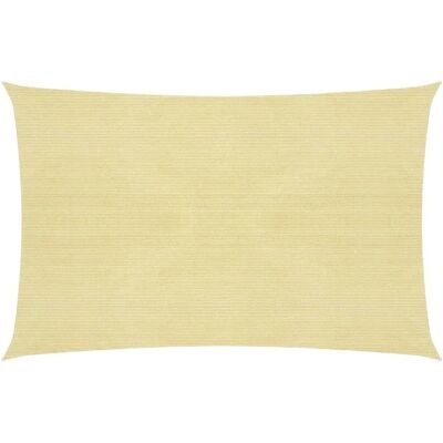 vidaXL Voile d'ombrage Beige 3,5x4,5m Protection UV - Voile d'ombrage - Publicité vidaXL Voile d'ombrage Beige 3,5x4,5m Protection UV - Voile d'ombrage - Publicité