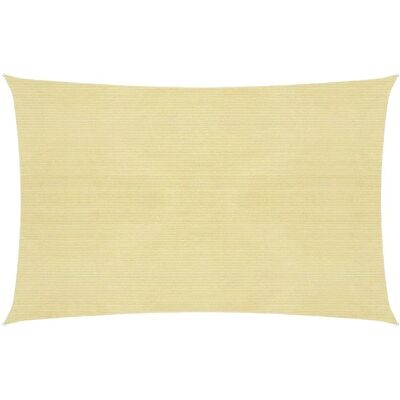 vidaXL Guarda-Sol de Sombra Bege - Retangular 4x5m Proteção UV vidaXL Guarda-Sol de Sombra Bege - Retangular 4x5m Proteção UV