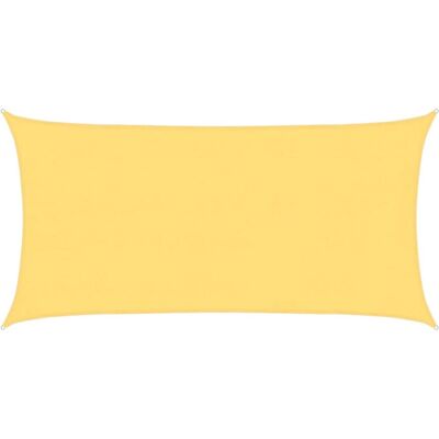 vidaXL Tela Sombrinha 4x7 m Bege Proteção UV 90% Permeável ao vento e à água vidaXL Tela Sombrinha 4x7 m Bege Proteção UV 90% Permeável ao vento e à água