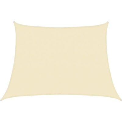 vidaXL Sonnensegel 160 g/m² Creme 4/5x3 m HDPE - Sonnensegel vidaXL Sonnensegel 160 g/m² Creme 4/5x3 m HDPE - Sonnensegel