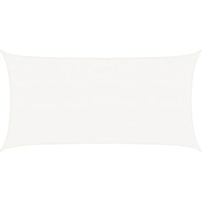 vidaXL Witte Zonnescherm 2,5x4,5 m - Sunshade Sail vidaXL Witte Zonnescherm 2,5x4,5 m - Sunshade Sail