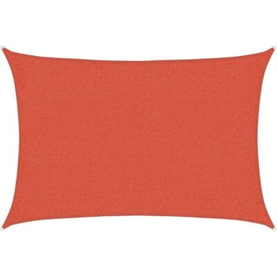 vidaXL Sunshade Sail 160 g/m² Terracotta 2x3 m HDPE - Sunshade Sail vidaXL Sunshade Sail 160 g/m² Terracotta 2x3 m HDPE - Sunshade Sail