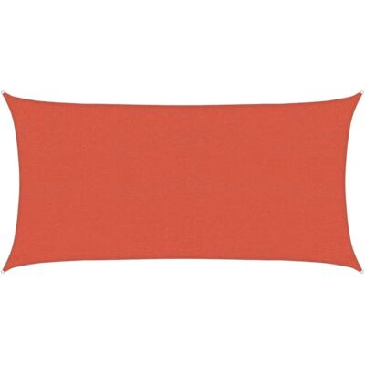 vidaXL Sunshade Sail 160 g/m² Terracotta 2.5x4.5 m HDPE - Sunshade Sail vidaXL Sunshade Sail 160 g/m² Terracotta 2.5x4.5 m HDPE - Sunshade Sail