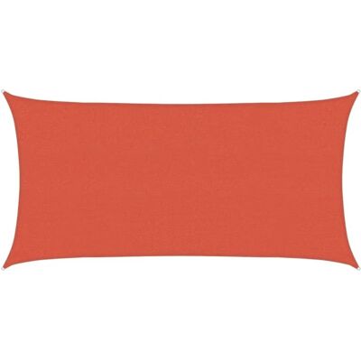vidaXL Sunshade Sail 160 g/m² Terracotta 2.5x5 m HDPE - Sunshade Sail vidaXL Sunshade Sail 160 g/m² Terracotta 2.5x5 m HDPE - Sunshade Sail