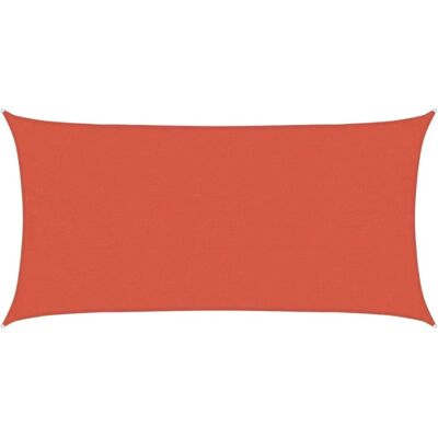 vidaXL Sunshade Sail 160 g/m² Terracotta 4x7 m HDPE Balcony Sunscreen Canopy vidaXL Sunshade Sail 160 g/m² Terracotta 4x7 m HDPE Balcony Sunscreen Canopy
