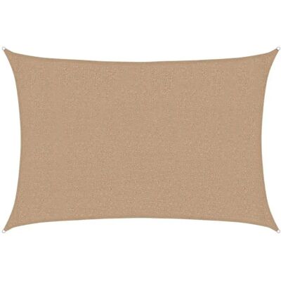 vidaXL Sonnensegel 160 G/M² 2X2,5 M Hdpe Taupe Größe: 2.5 x 3.5 m vidaXL Sonnensegel 160 G/M² 2X2,5 M Hdpe Taupe Größe: 2.5 x 3.5 m