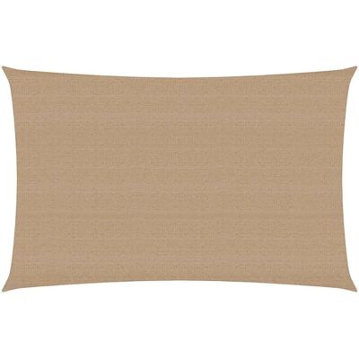 Parasol voilage vidaXL 160 g/m² Taupe 3x5 m HDPE Voile d'ombrage balcon - Publicité Parasol voilage vidaXL 160 g/m² Taupe 3x5 m HDPE Voile d'ombrage balcon - Publicité
