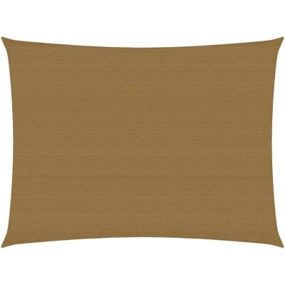 voile d'ombrage vidaXL 3.5x4.5 m Taupe Protection UV Extérieur - Publicité voile d'ombrage vidaXL 3.5x4.5 m Taupe Protection UV Extérieur - Publicité