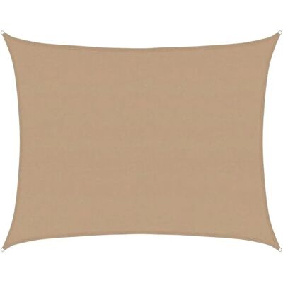 vidaXL Taupe Zonnescherm Zeil 6x7m HDPE vidaXL Taupe Zonnescherm Zeil 6x7m HDPE