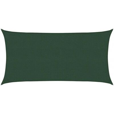 vidaXL Sunshade Sail 2.5x5 m Dark Green HDPE Canopy - Sunshade Sail vidaXL Sunshade Sail 2.5x5 m Dark Green HDPE Canopy - Sunshade Sail