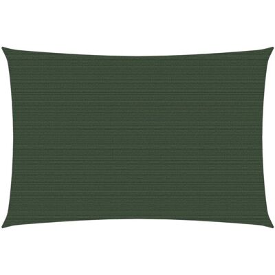 vidaXL Tente Solaire 3.5x4.5 m Vert Foncé Protection UV Auvent - Publicité vidaXL Tente Solaire 3.5x4.5 m Vert Foncé Protection UV Auvent - Publicité