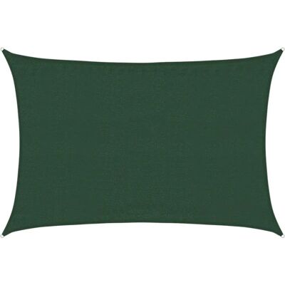 vidaXL Sunshade Sail 3.5x5 m Dark Green UV Protection - Sunshade Sail vidaXL Sunshade Sail 3.5x5 m Dark Green UV Protection - Sunshade Sail
