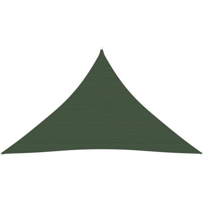 vidaXL Voile d'ombrage 3.5x3.5x4.9 m Vert Foncé Protection UV - Publicité vidaXL Voile d'ombrage 3.5x3.5x4.9 m Vert Foncé Protection UV - Publicité