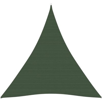 vidaXL Zonnewerspiegel 160 g/m² Donkergroen 4x5x5 m HDPE Schaduwdoek - Zonnewerspiegel vidaXL Zonnewerspiegel 160 g/m² Donkergroen 4x5x5 m HDPE Schaduwdoek - Zonnewerspiegel