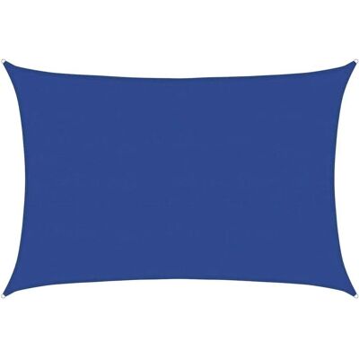 vidaXL Zonneschermzeil 5x6 m Blauw UV-Resistance - Zonneschermzeil vidaXL Zonneschermzeil 5x6 m Blauw UV-Resistance - Zonneschermzeil