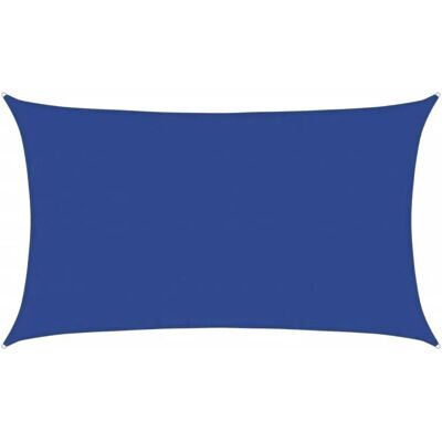 vidaXL Zonnescherm 160 G/M² 2x2,5 m HDPE Blauw - Zonnescherm vidaXL Zonnescherm 160 G/M² 2x2,5 m HDPE Blauw - Zonnescherm