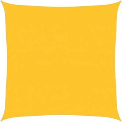 vidaXL Zonnescherm 160G/M² 2,5x2,5m HDPE Geel - Zonnescherm vidaXL Zonnescherm 160G/M² 2,5x2,5m HDPE Geel - Zonnescherm