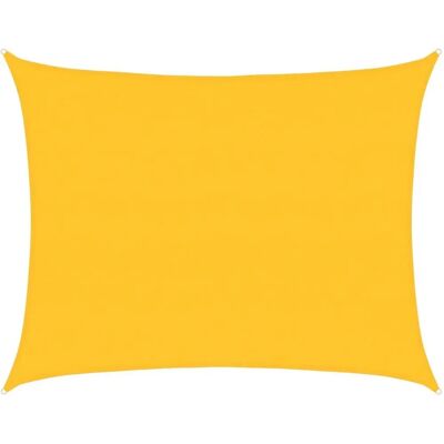 Vidaxl Yellow Rectangular HDPE Sun Shade Sail - Sun Shade Sail Vidaxl Yellow Rectangular HDPE Sun Shade Sail - Sun Shade Sail