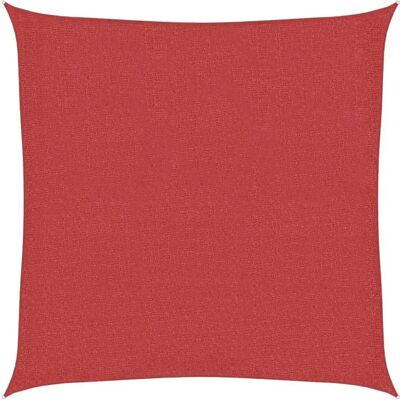 vidaXL Sonnensegel 160 g/m² Rot 3x3 m HDPE Sonnenschutz Patio Sonnensegel vidaXL Sonnensegel 160 g/m² Rot 3x3 m HDPE Sonnenschutz Patio Sonnensegel