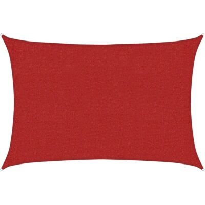 vidaXL Zonnescherm Zeil 160 g/m² Rood 2x2.5 m HDPE Schaduwdoek voor patio - Zonnescherm Zeil vidaXL Zonnescherm Zeil 160 g/m² Rood 2x2.5 m HDPE Schaduwdoek voor patio - Zonnescherm Zeil