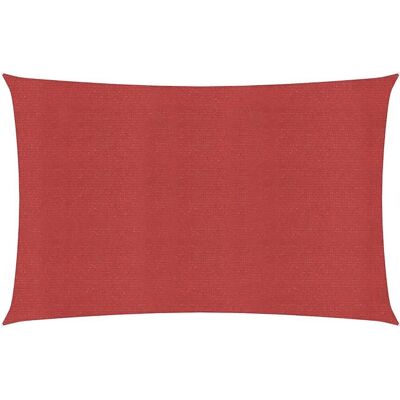 vidaXL Sonnensegel 160 G/M² Rot 2,5x5 m HDPE Außenbereich Schatten vidaXL Sonnensegel 160 G/M² Rot 2,5x5 m HDPE Außenbereich Schatten