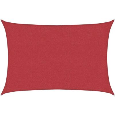 vidaXL Sunshade Sail 160 g/m² Red 4x5 m HDPE Outdoor Patio Sunscreen Canopy vidaXL Sunshade Sail 160 g/m² Red 4x5 m HDPE Outdoor Patio Sunscreen Canopy